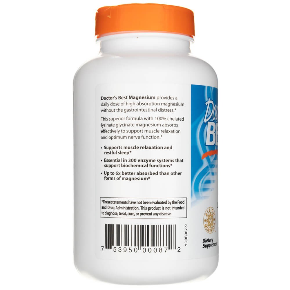 Doctor's Besti kõrgelt imenduv magneesium, 100 mg – 240 tabletti