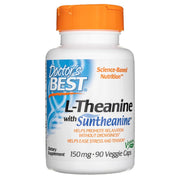 Doctor's Best L-teaniin koos Suntheanine'iga 150 mg – 90 kapslit