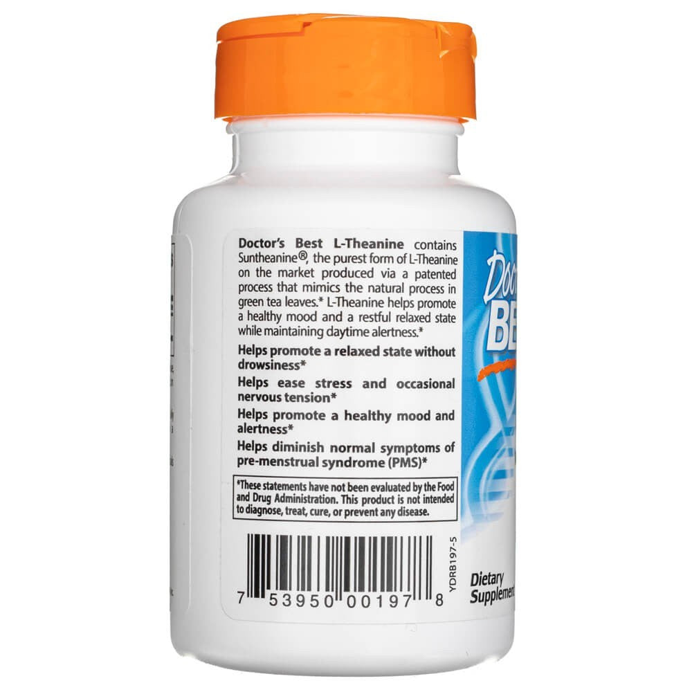 Doctor's Best L-teaniin koos Suntheanine'iga 150 mg – 90 kapslit