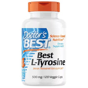 Doctor's Best L-türosiin 500 mg – 120 kapslit