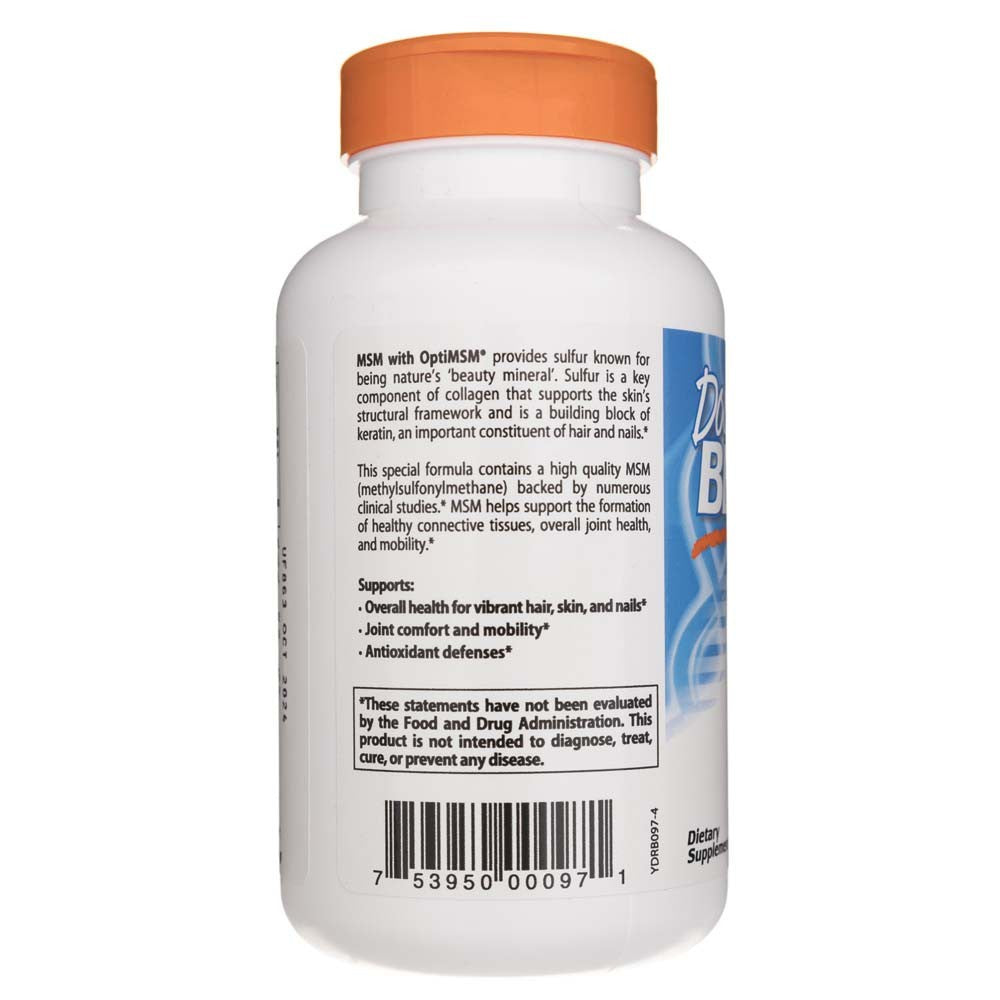 Doctor's Best MSM with OptiMSM 1500 mg – 120 tabletti