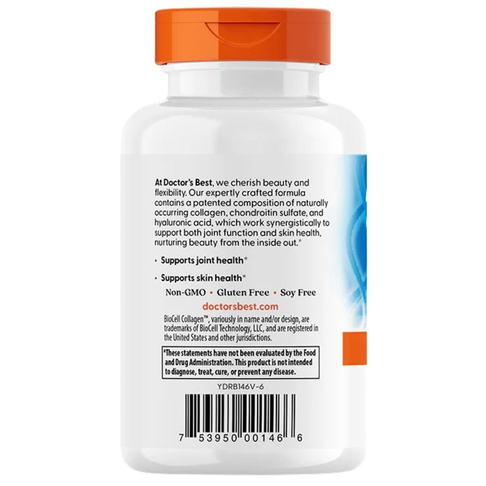 Doctor's Best kollageen tüüp 1 ja 3 + C-vitamiin – 240 kapslit