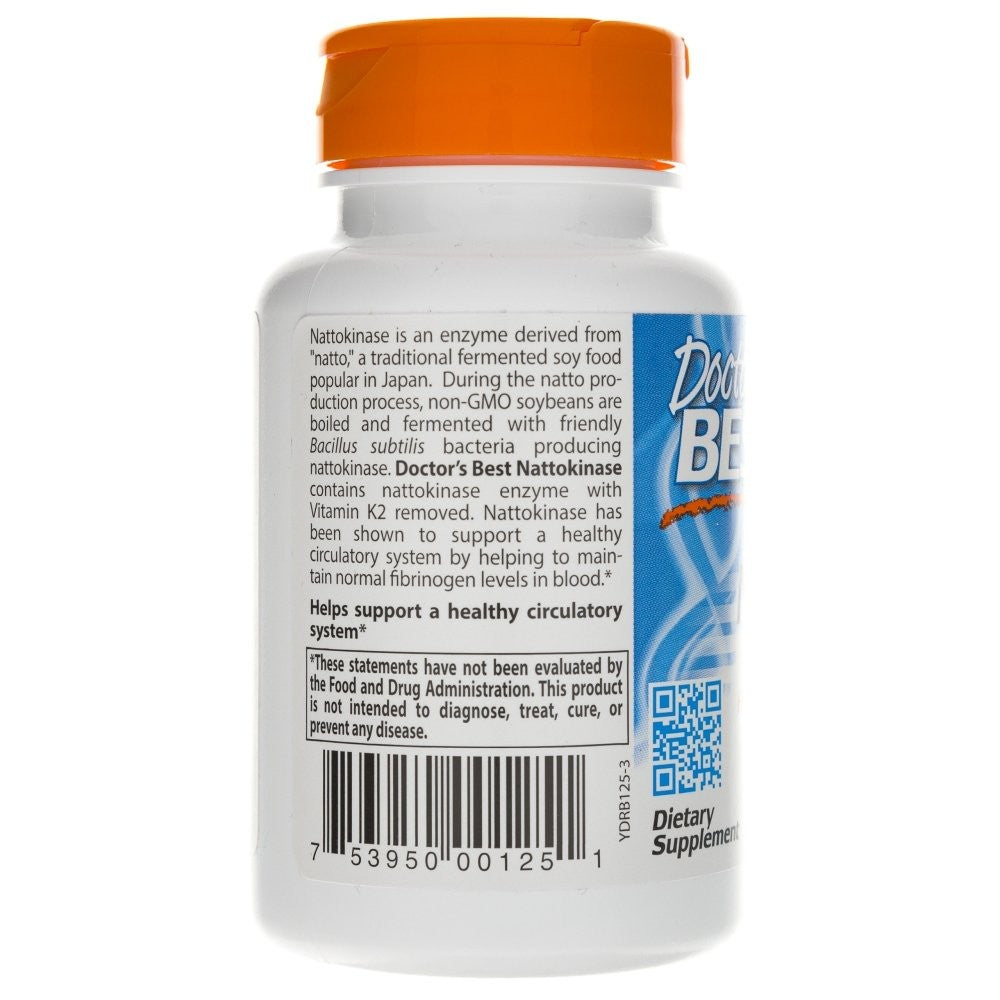 Doctor's Best Nattokinaas 2000 FU – 90 kapslit