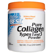 Doctor's Best puhas kollageen tüüp 1 ja 3 pulber - 200 g