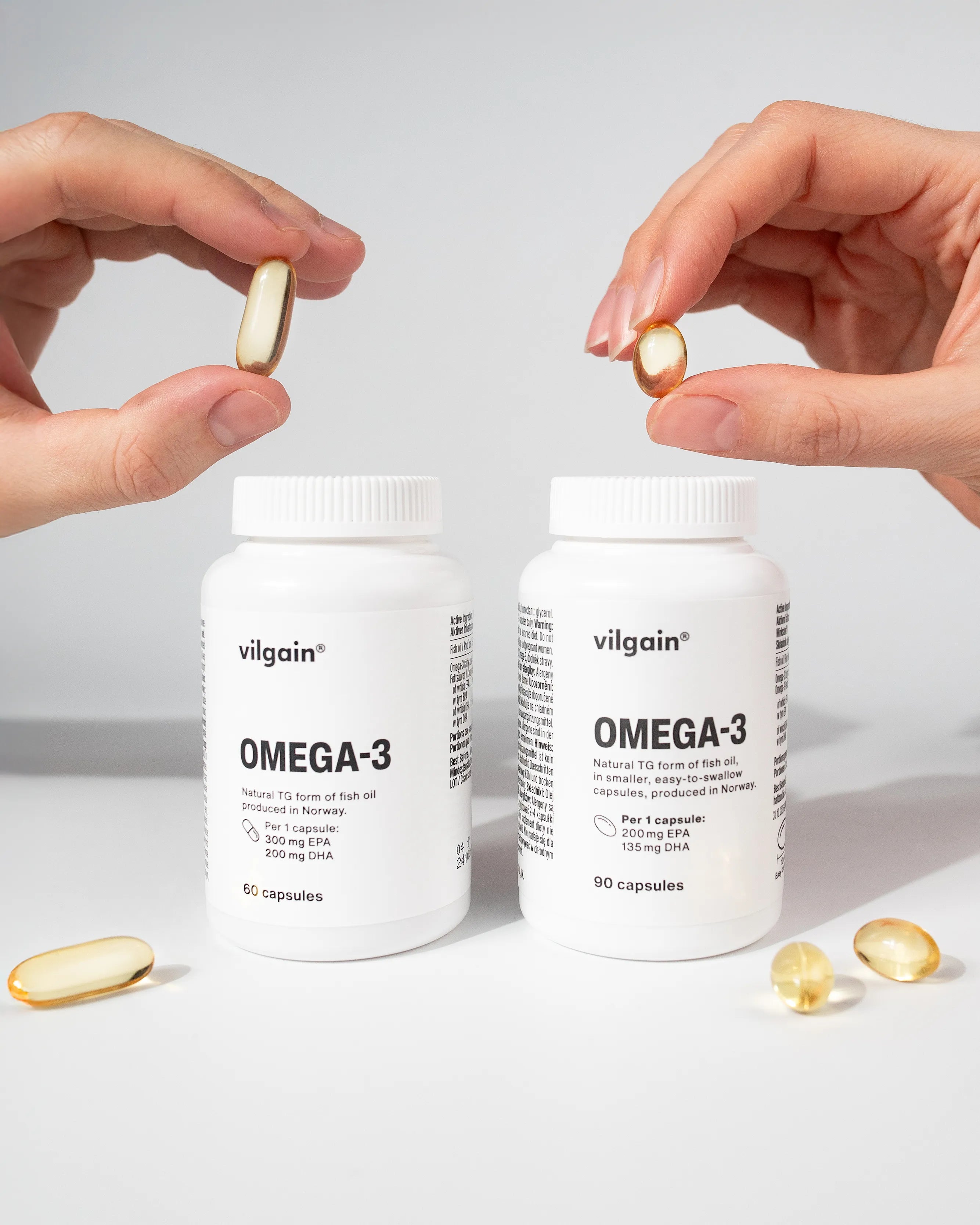 VILGAIN omega-3 - 60 kapsulių