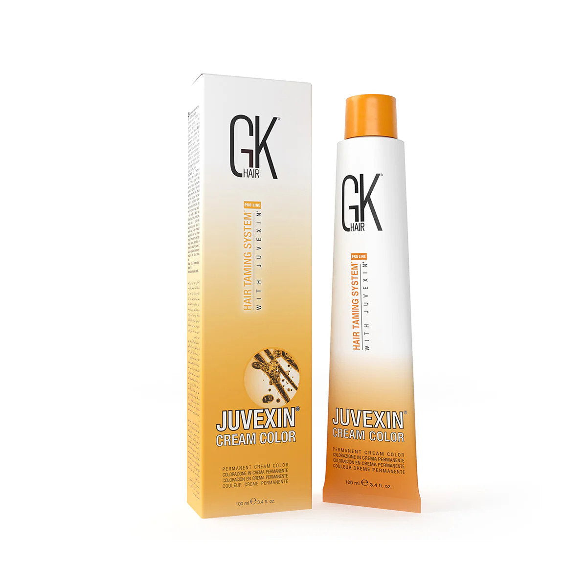 Global Keratin, Cream Colour, Permanent Hair Dye, 4.01 Cold Intense Brown, 100 ml