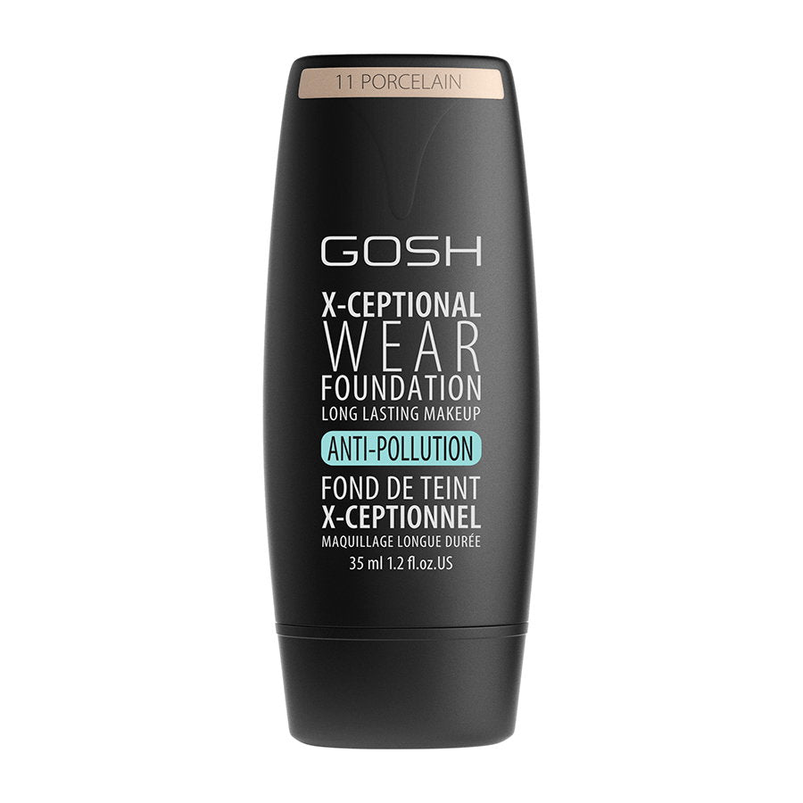 Gosh, X-Ceptional Wear, Matte & Natural Glow, Liquid Foundation, 11, Porcelain, 35 ml