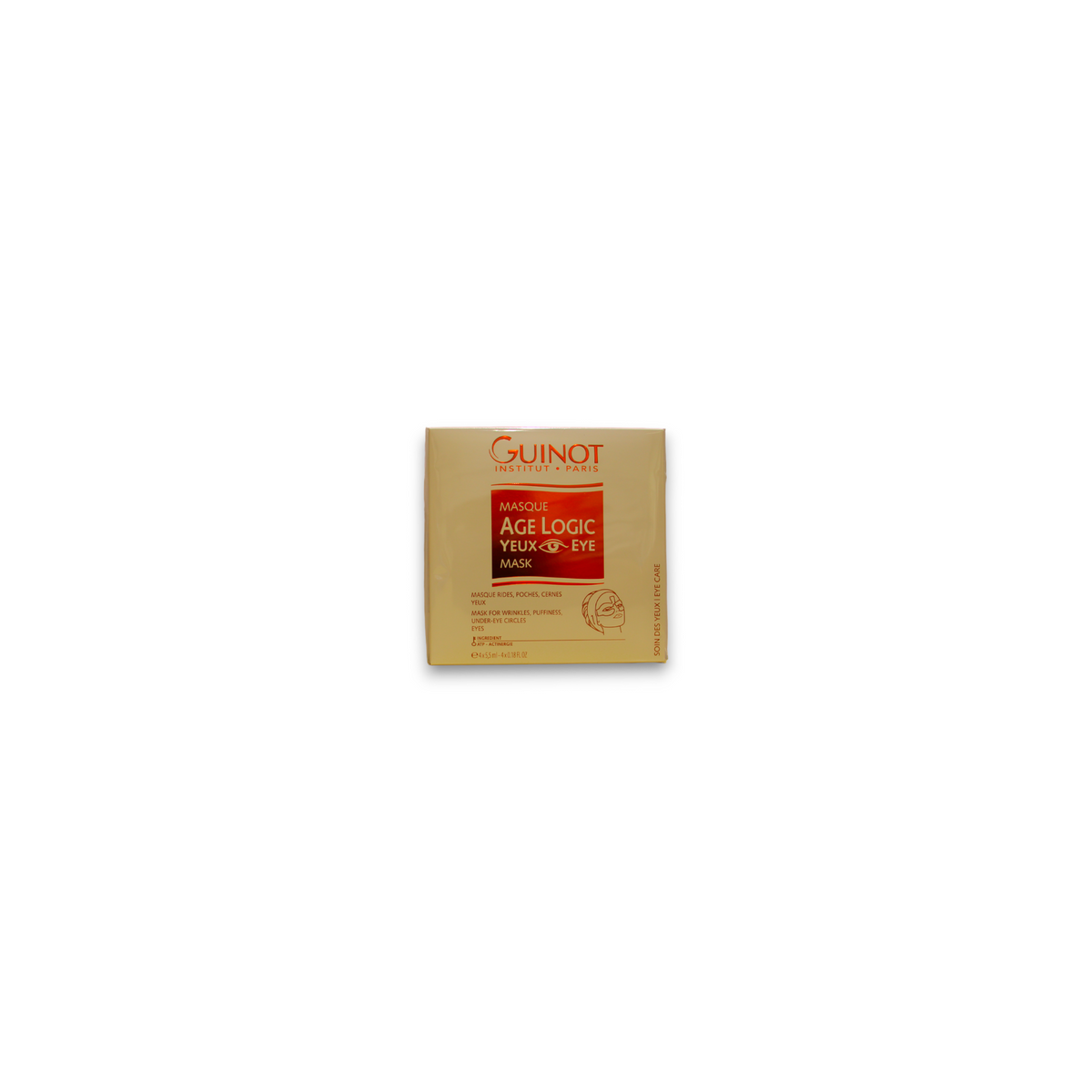 Komplekt, Guinot, Age Logic, silmakreemmask, 4 tk, 5,5 ml