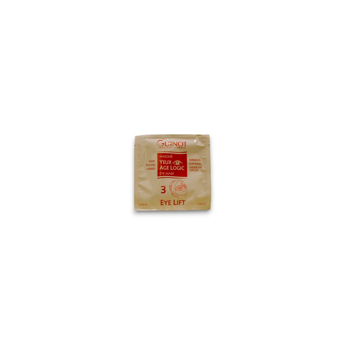 Komplekt, Guinot, Age Logic, silmakreemmask, 4 tk, 5,5 ml