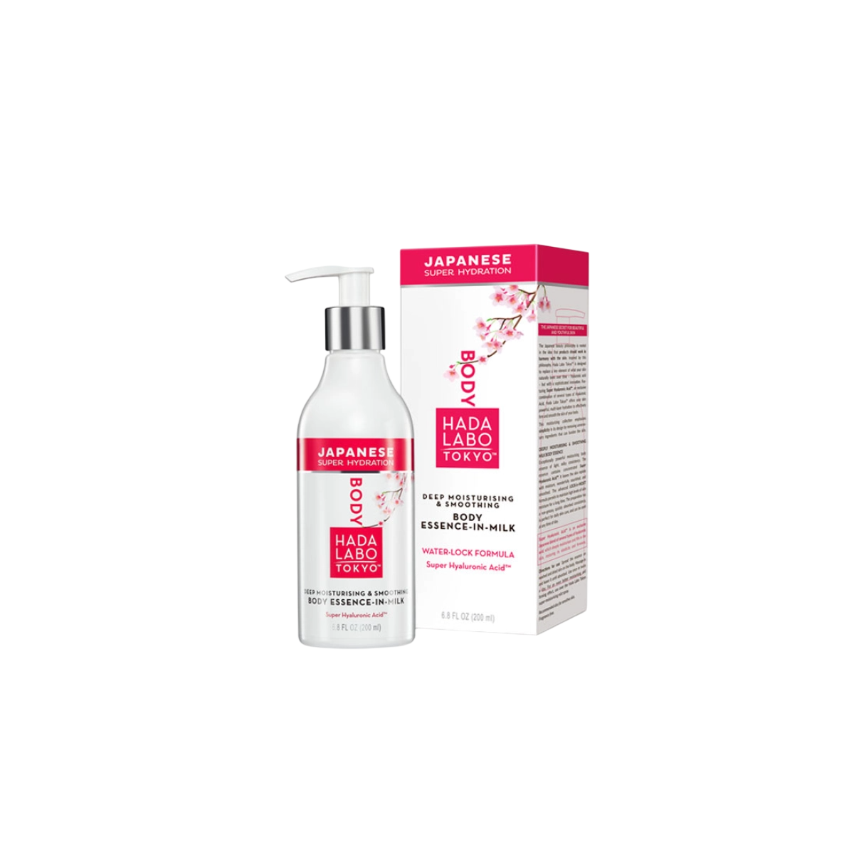 Hada Labo Tokyo, Body, hüaluroonhape, niisutav ja silutatav, kehamaj, kogu kehale, 200 ml