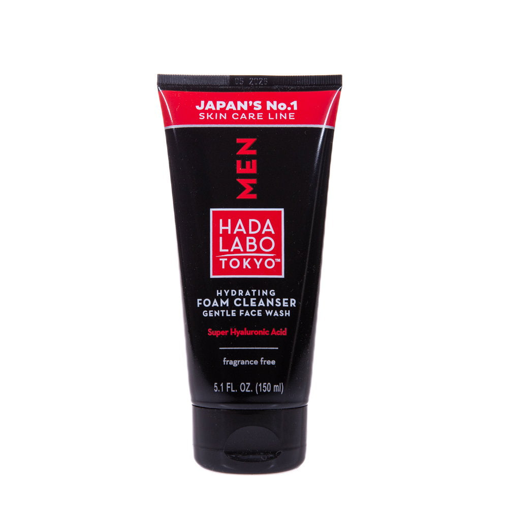 Hada Labo Tokyo, Meeste, Hialuuroonhape, Eemaldab epasaju, Puhastav vaht, 150 ml