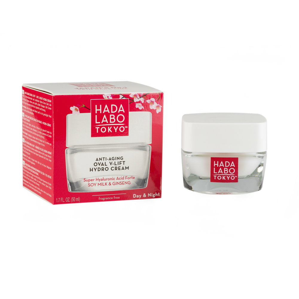 Hada Labo Tokyo, Oval V-Lift Hydro, hüaluroonhape, anti-aging, päevaks ja ööks, näokreem, 50 ml