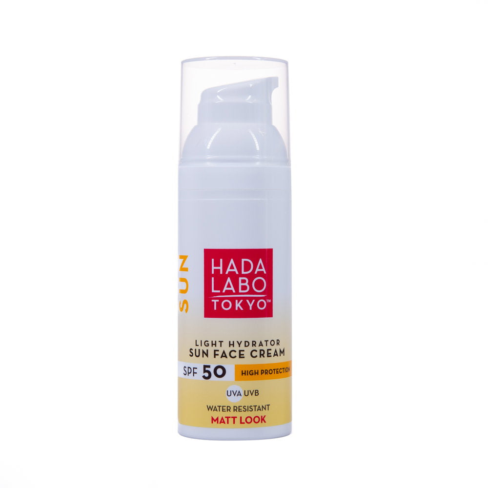 Hada Labo Tokyo, päikesekaitse, hüaluroonhape, niisutav, päikesekaitsekreem, näole, SPF 50, 50 ml