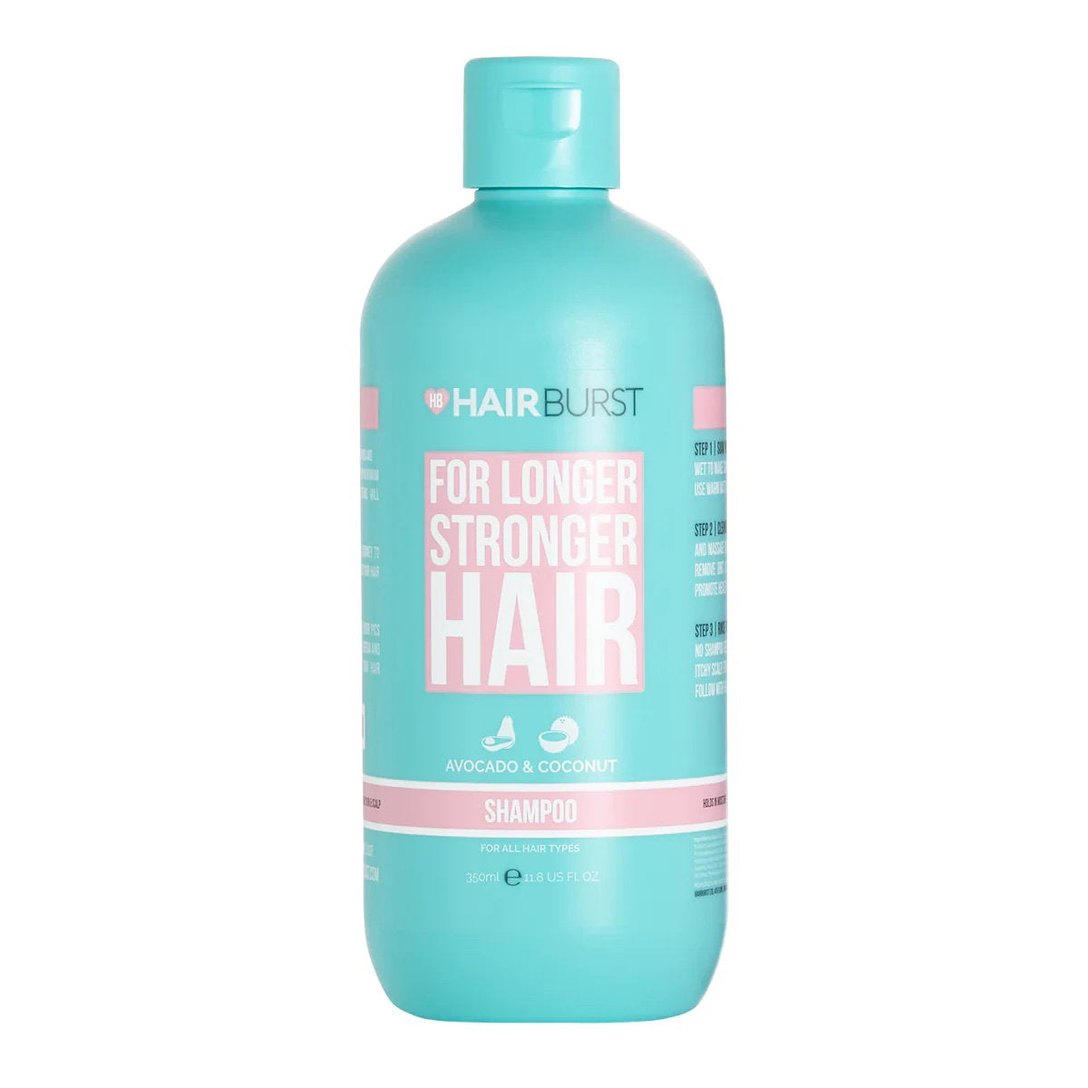 Hairburst, Longer Stonger, juuksešampoon, tugevdav ja juuksekasvu stimuleeriv, 350 ml