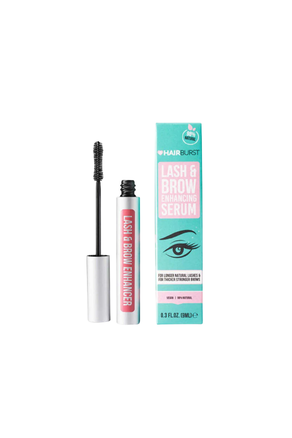 Hairburst, Lash & Brow, Enhancing, Ripsmete seerum, 9 ml