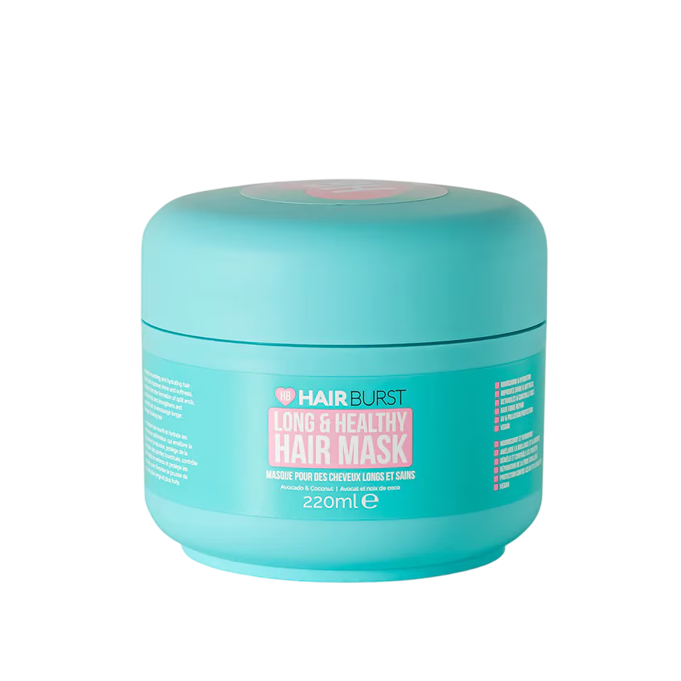 Hairburst, Long & Healthy, juuksehoolduskreemmask, niisutav ja toitav, kord aastas, 220 ml