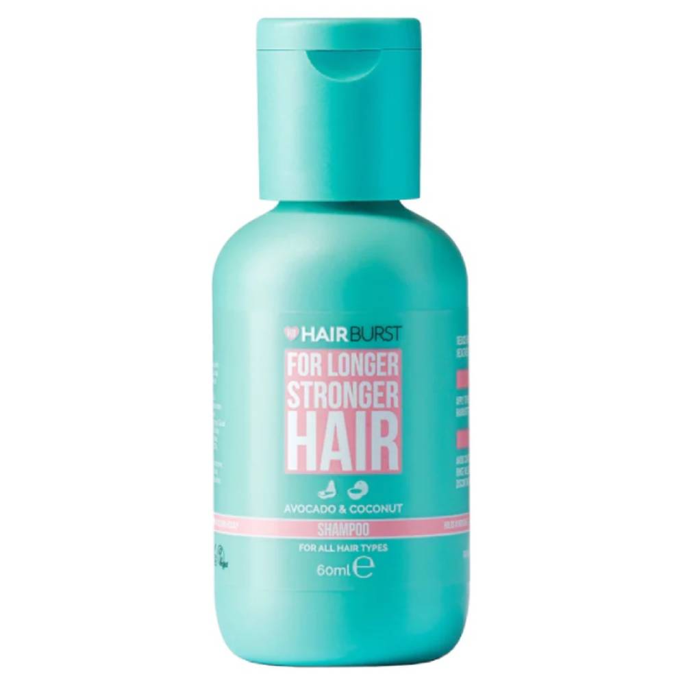 Hairburst, Longer Stonger, juuksešampoon, tugevdav ja juuksekasvu stimuleeriv, 60 ml