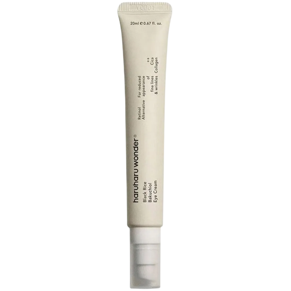 Haruharu Wonder, must riis, bakuchiol, antiwrinkle, päev- ja öökreem silmaümbrustele, 25 ml