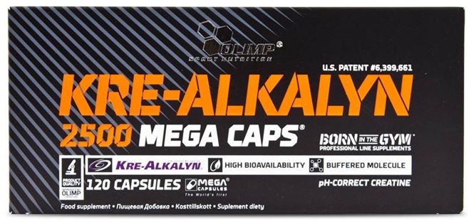 Olimp Nutrition Kre-Alkalyn 2500 Mega Caps - 120 kapslit