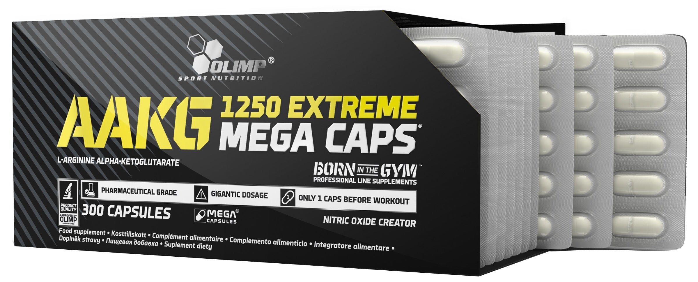 Olimp Nutrition AAKG Extreme Mega Caps - 300 kapslit