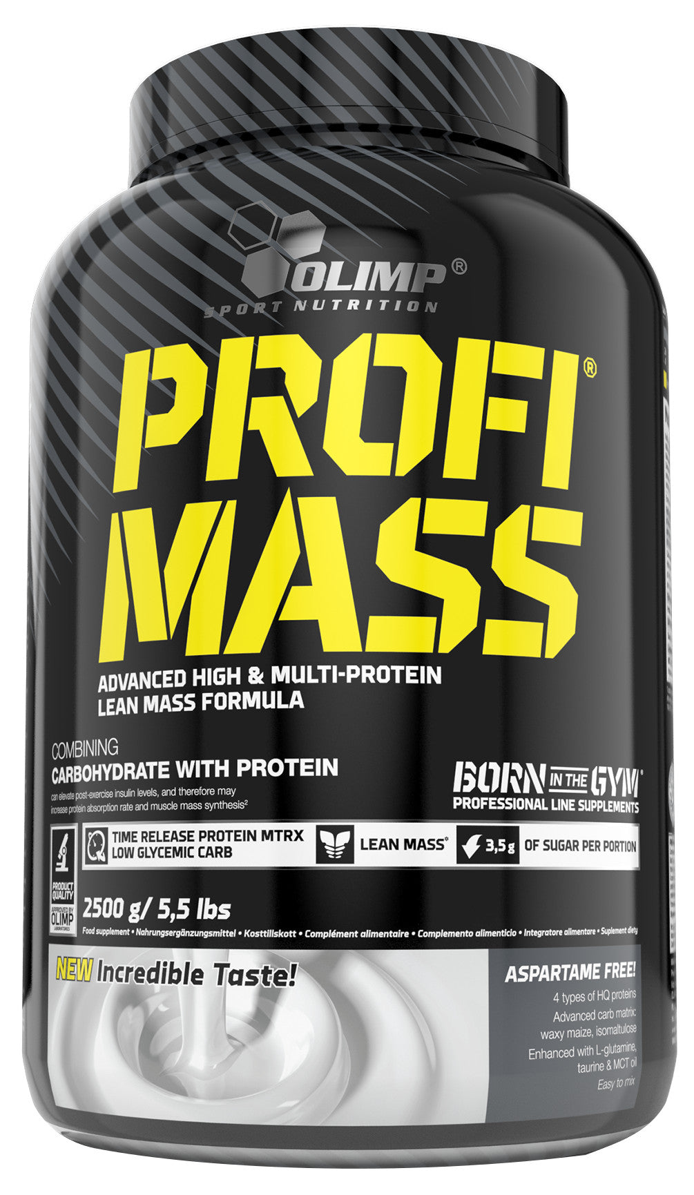 Olimp Nutrition Profi Mass, maasikamaitseline, 2500 g