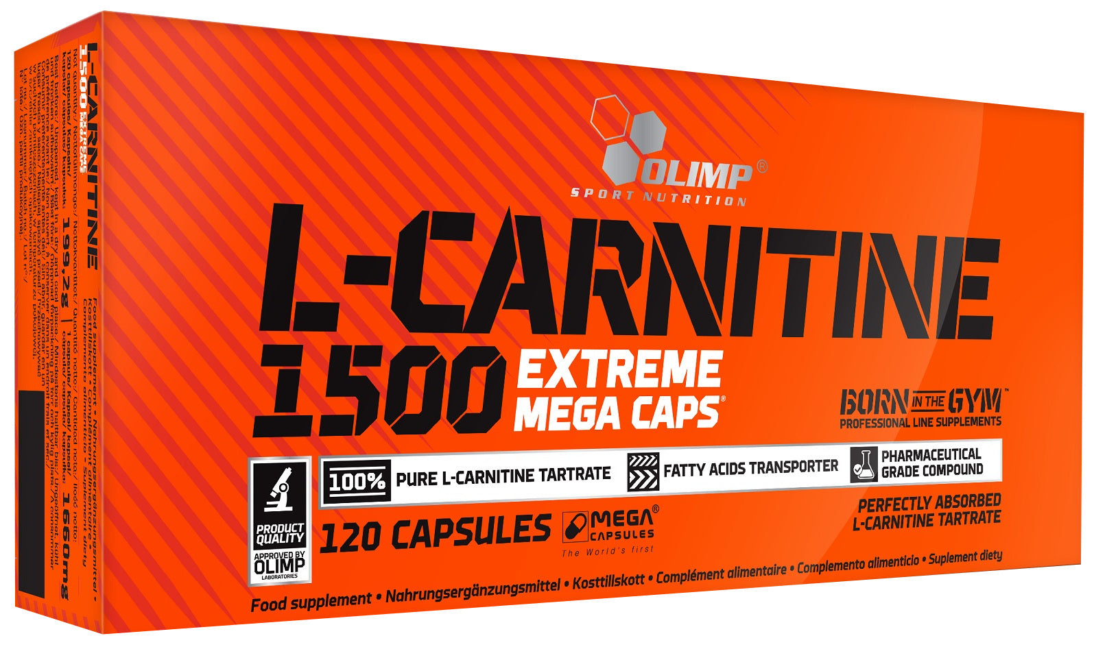 Olimp Nutrition L-karnitiin 1500 Extreme – 120 kapslit