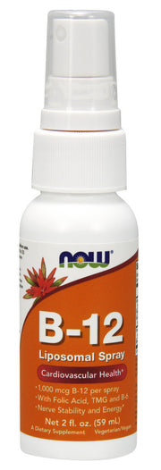 NOW Foods vitamiin B-12, liposomaalne pihusti – 59 ml.