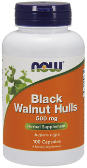 NOW Foods Musta pähklipuu koor, 500 mg – 100 kapslit