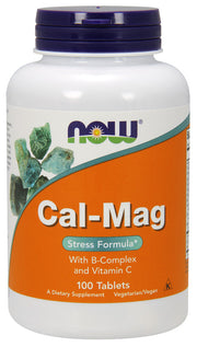 Produkto nuotrauka: NOW Foods Cal-Mag with B-Complex and Vitamin C - 100 tablečių