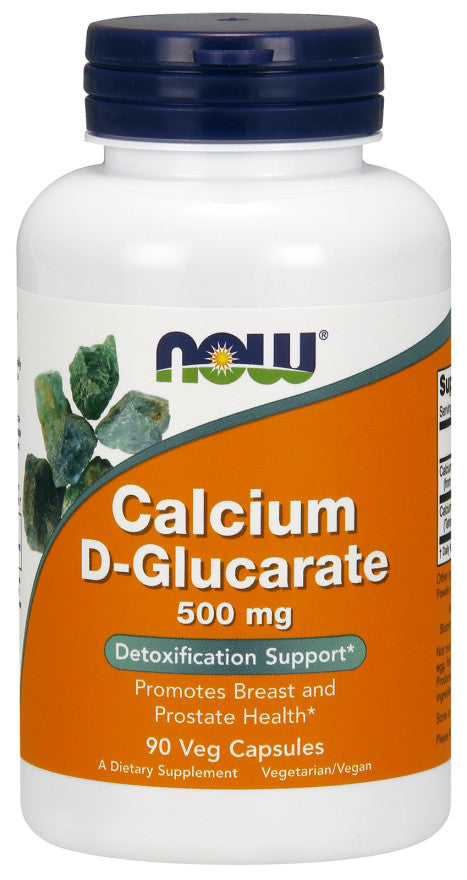 Produkto nuotrauka: NOW Foods Calcium D-Glucarate, 500mg - 90 kapsulių