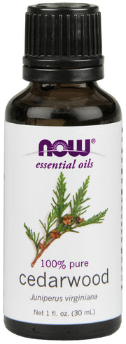 NOW Foods eeterlik õli, seedripuuõli – 30 ml.