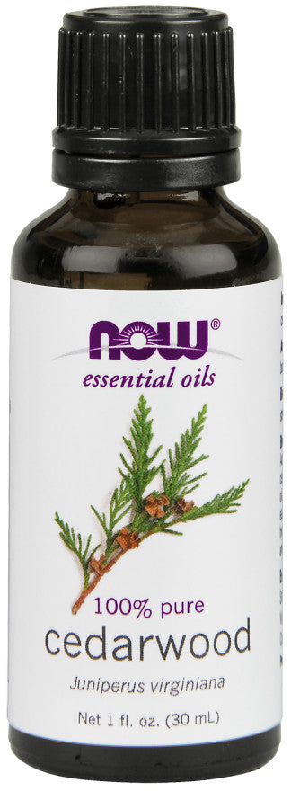 NOW Foods eeterlik õli, seedripuuõli – 30 ml.