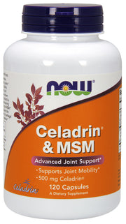 NOW Foods tseledriin ja MSM, 500 mg – 120 kapslit