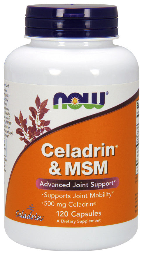 NOW Foods tseledriin ja MSM, 500 mg – 120 kapslit
