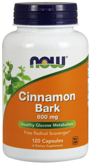 NOW Foods kaneelikoor, 600 mg – 120 kapslit