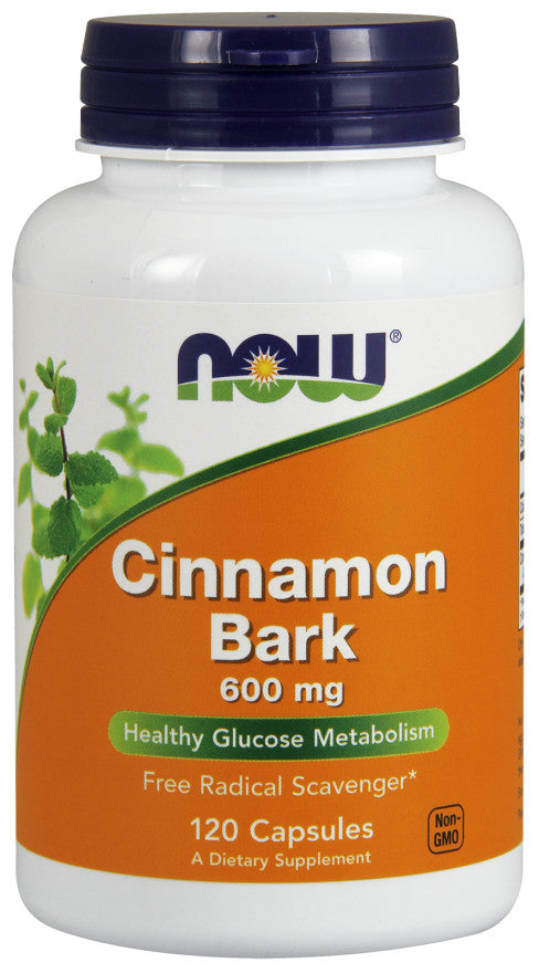NOW Foods kaneelikoor, 600 mg – 120 kapslit