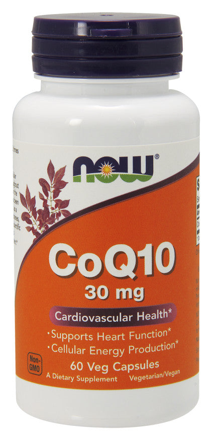 NOW Foods CoQ10 koensüüm Q10, 30 mg – 60 kapslit