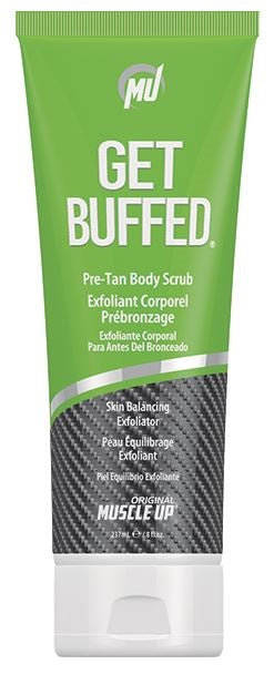 Pro Tan Get Buffed päevituseelne ja nahka tasakaalustav koorija – 237 ml.