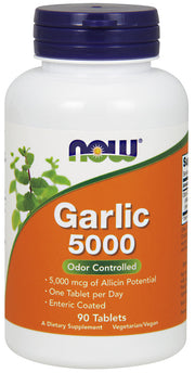 NOW Foods lõhnatu küüslauk 5000 mg – 90 tabletti