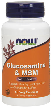 NOW Foods glükoosamiin ja MSM – 60 kapslit