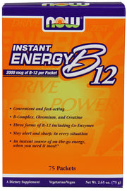 Produkto nuotrauka: NOW Foods Vitamin B-12, Instant Energy - 75 packets
