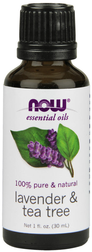 NOW Foods eeterlik õli, lavendli ja teepuuõli – 30 ml.