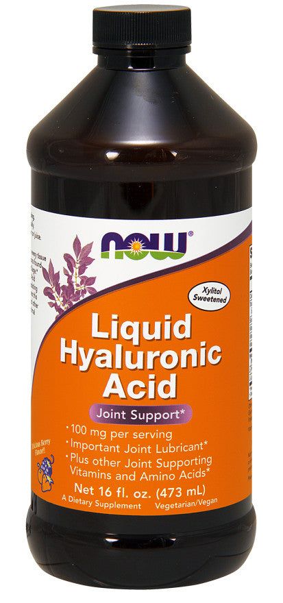 NOW Foods vedel hüaluroonhape - 473 ml.