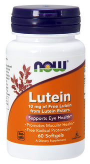 NOW Foods Luteiin, 10 mg – 60 kapslit