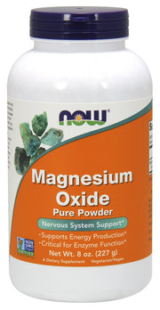 NOW Foods magneesiumoksiid, puhas pulber – 227 g