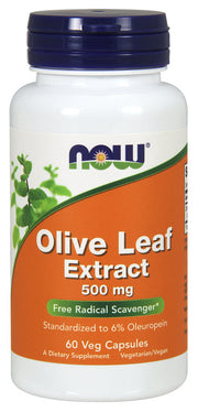 NOW Foods'i oliivileheekstrakt, 500 mg – 60 kapslit