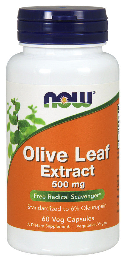 NOW Foods'i oliivileheekstrakt, 500 mg – 60 kapslit