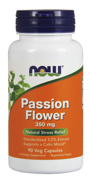 NOW Foods Passionflower, 350 mg – 90 kapslit