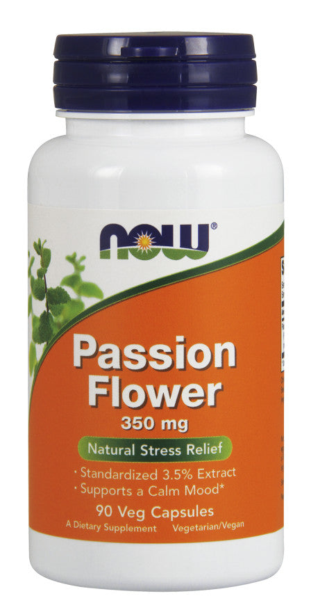 NOW Foods Passionflower, 350 mg – 90 kapslit