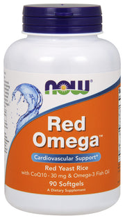NOW Foods Red Omega (punane pärmiriis) – 90 kapslit
